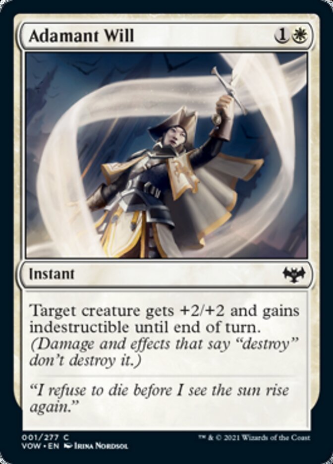 Adamant Will [Innistrad: Crimson Vow] | L.A. Mood Comics and Games