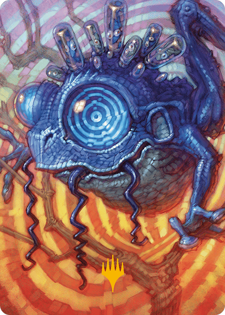 Psychic Frog Art Card (Gold-Stamped Planeswalker Symbol) [Modern Horizons 3 Art Series] | L.A. Mood Comics and Games