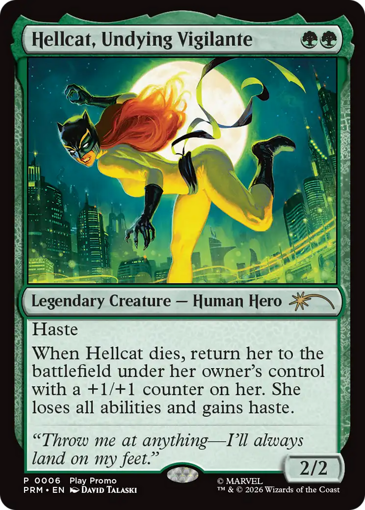 Hellcat, Undying Vigilante [Standard Showdown Promos] | L.A. Mood Comics and Games