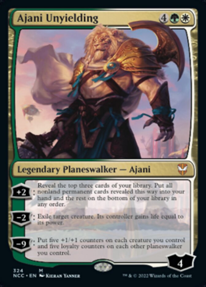 Ajani Unyielding [Streets of New Capenna Commander] | L.A. Mood Comics and Games
