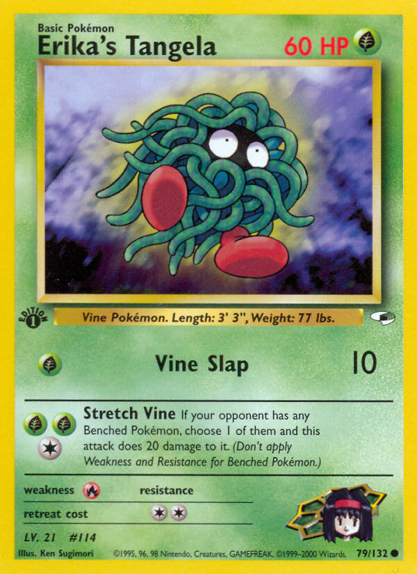 Erika's Tangela (79/132) [Gym Heroes 1st Edition] | L.A. Mood Comics and Games
