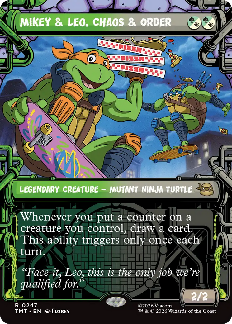 Mikey & Leo, Chaos & Order (Showcase) [Teenage Mutant Ninja Turtles] | L.A. Mood Comics and Games