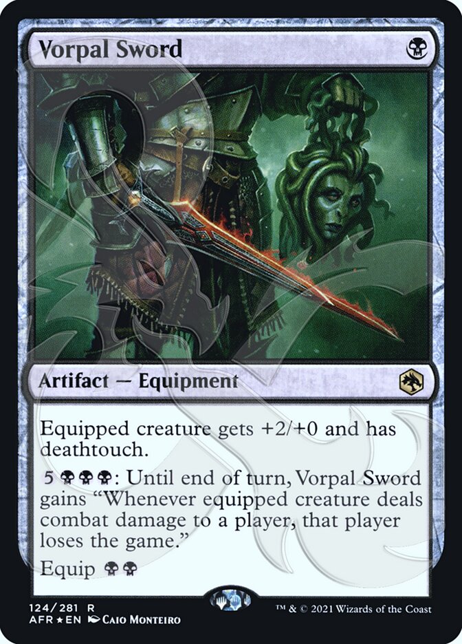 Vorpal Sword (Ampersand Promo) [Dungeons & Dragons: Adventures in the Forgotten Realms Promos] | L.A. Mood Comics and Games