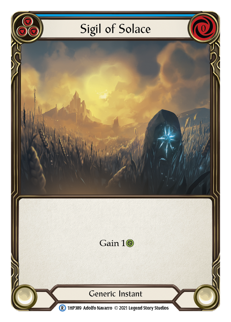 Sigil of Solace (Blue) [1HP389] (History Pack 1) | L.A. Mood Comics and Games