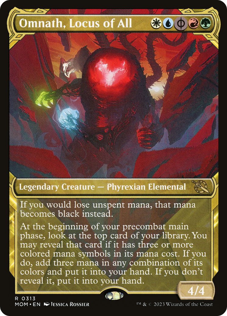 Omnath, Locus of All (Showcase Planar Booster Fun) [March of the Machine] | L.A. Mood Comics and Games