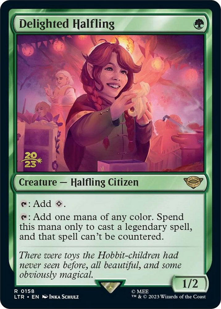 Delighted Halfling [The Lord of the Rings: Tales of Middle-Earth Prerelease Promos] | L.A. Mood Comics and Games