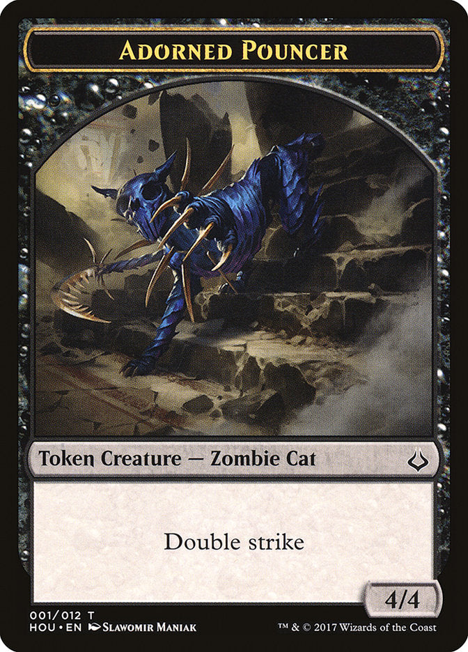 Adorned Pouncer Token [Hour of Devastation Tokens] | L.A. Mood Comics and Games