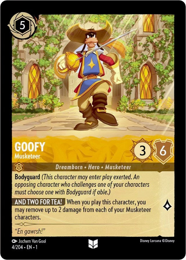 Goofy - Musketeer (4/204) [The First Chapter] | L.A. Mood Comics and Games