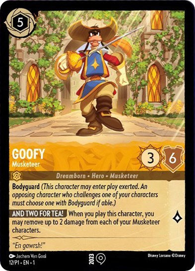 Goofy - Musketeer (12/P1) [Promo Cards] | L.A. Mood Comics and Games