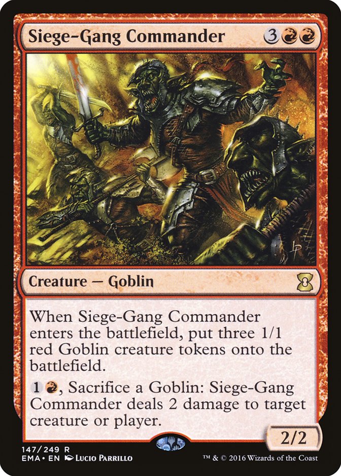 Siege-Gang Commander [Eternal Masters] | L.A. Mood Comics and Games