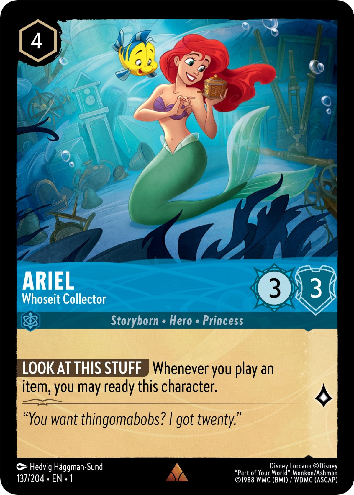 Ariel - Whoseit Collector (137/204) [The First Chapter] | L.A. Mood Comics and Games