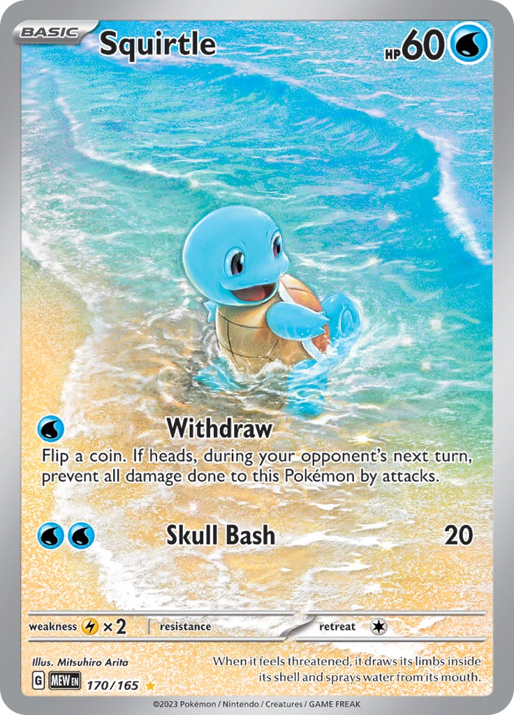 Squirtle (170/165) [Scarlet & Violet 151] | L.A. Mood Comics and Games