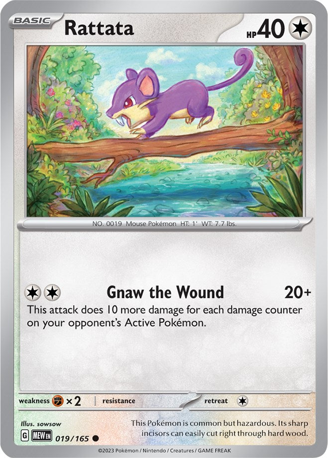 Rattata (019/165) [Scarlet & Violet 151] | L.A. Mood Comics and Games