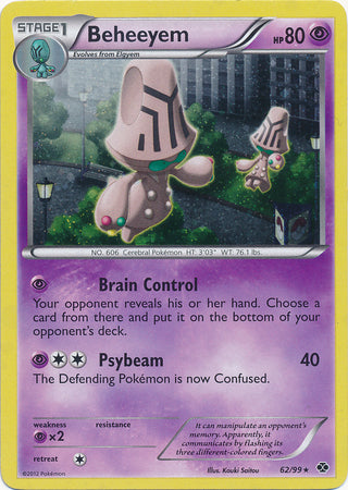 Beheeyem (62/99) (Cosmos Holo) [Black & White: Next Destinies] | L.A. Mood Comics and Games