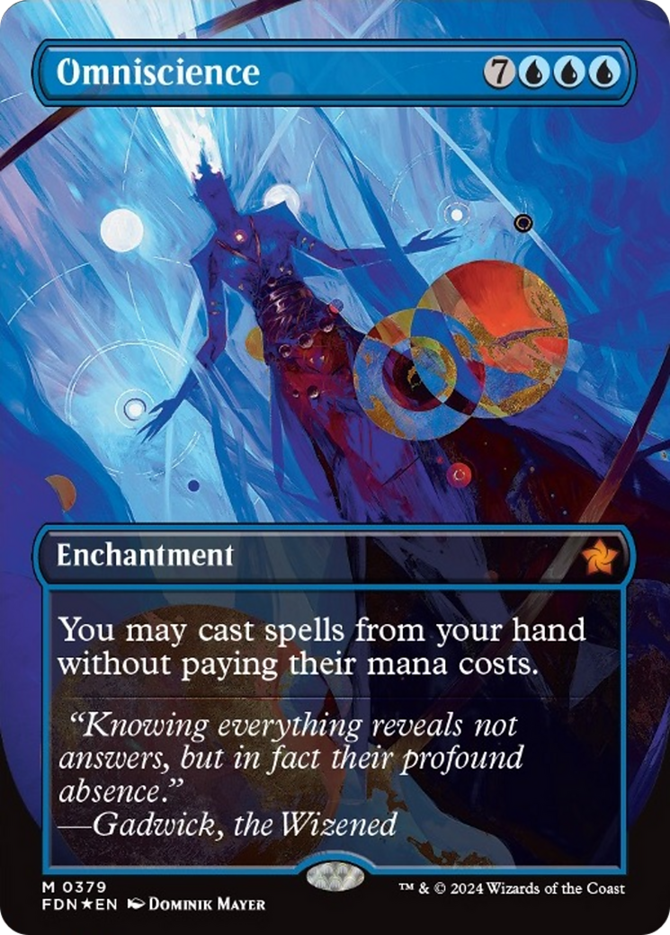Omniscience (Borderless Mana Foil) [Foundations] | L.A. Mood Comics and Games