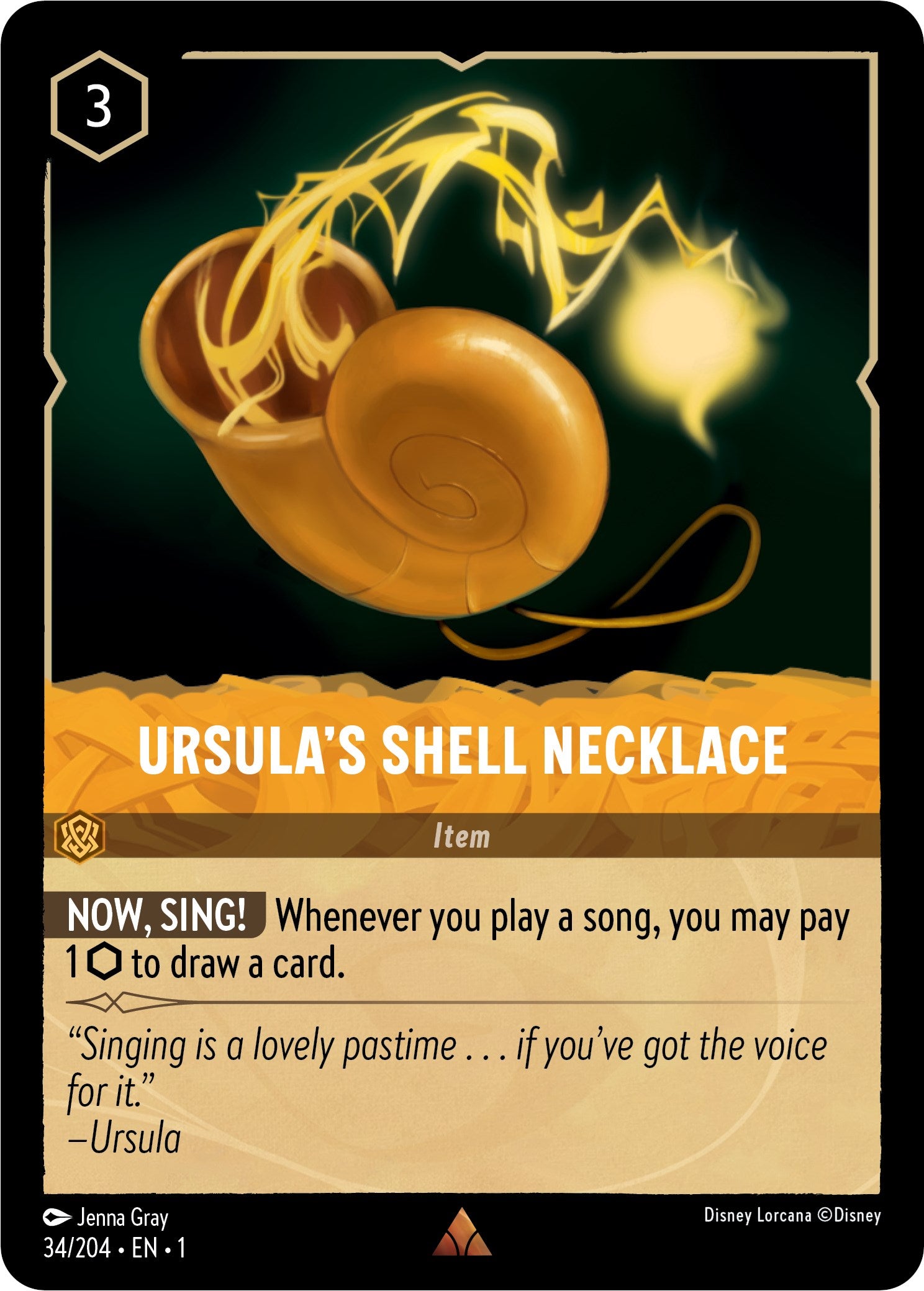 Ursula's Shell Necklace (34/204) [The First Chapter] | L.A. Mood Comics and Games