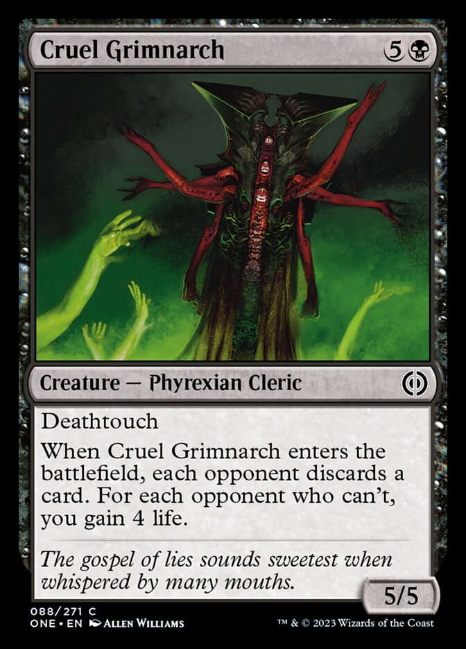 Cruel Grimnarch [Phyrexia: All Will Be One] | L.A. Mood Comics and Games