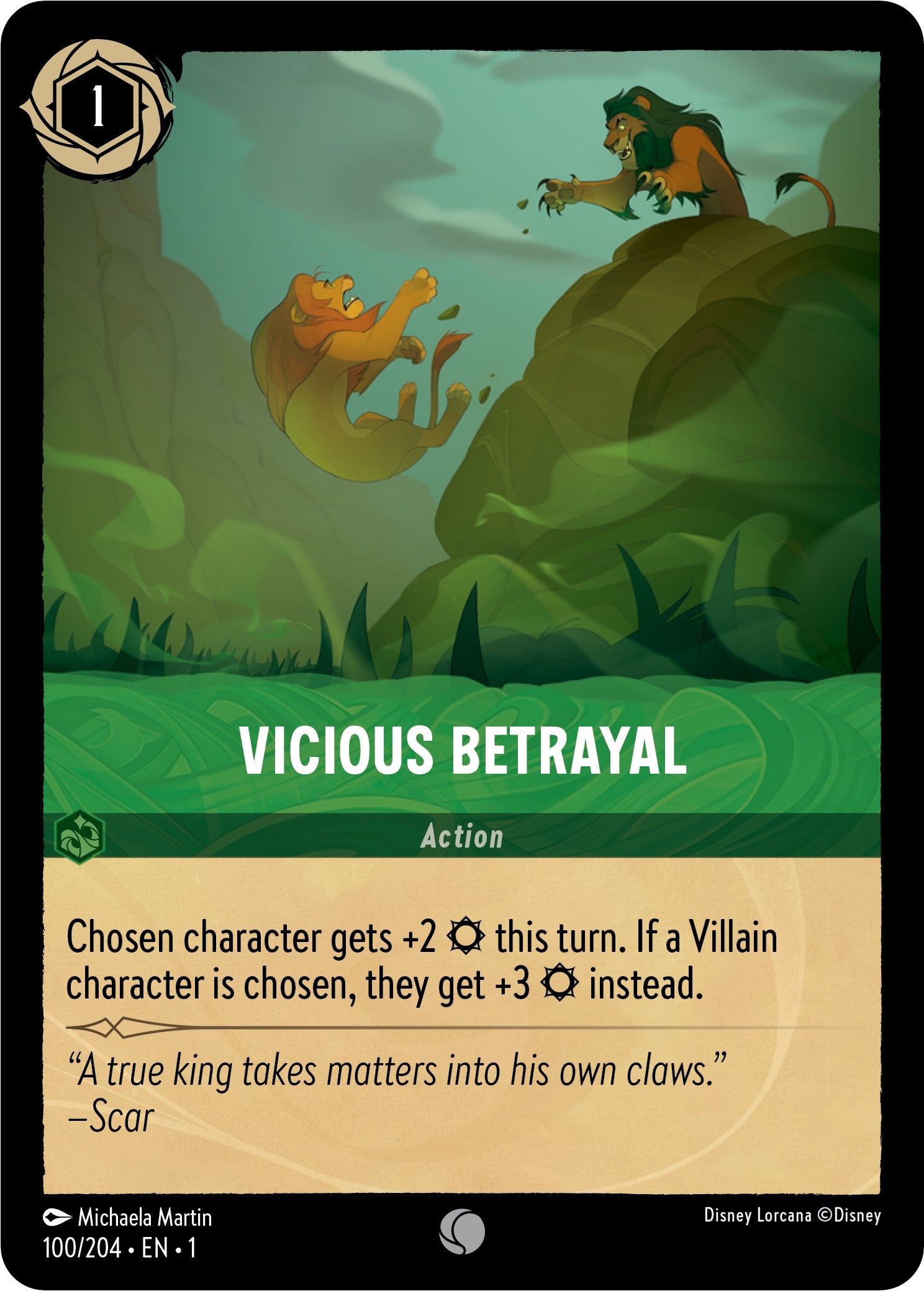 Vicious Betrayal (100/204) [The First Chapter] | L.A. Mood Comics and Games