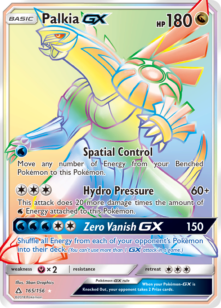 Palkia GX (165/156) [Sun & Moon: Ultra Prism] | L.A. Mood Comics and Games