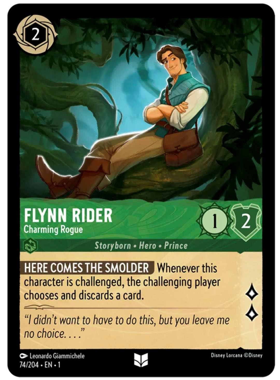 Flynn Rider - Charming Rogue (74/204) [The First Chapter] | L.A. Mood Comics and Games