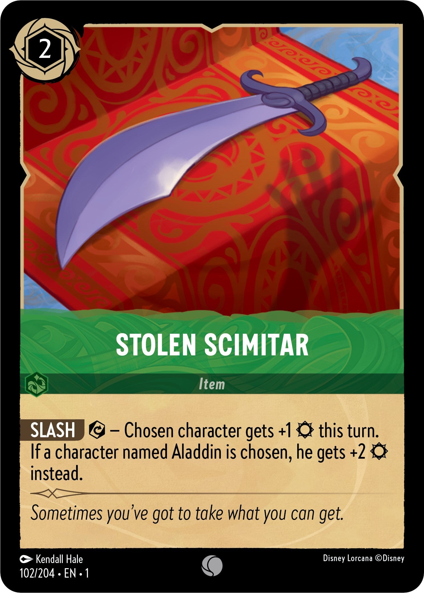 Stolen Scimitar (102/204) [The First Chapter] | L.A. Mood Comics and Games