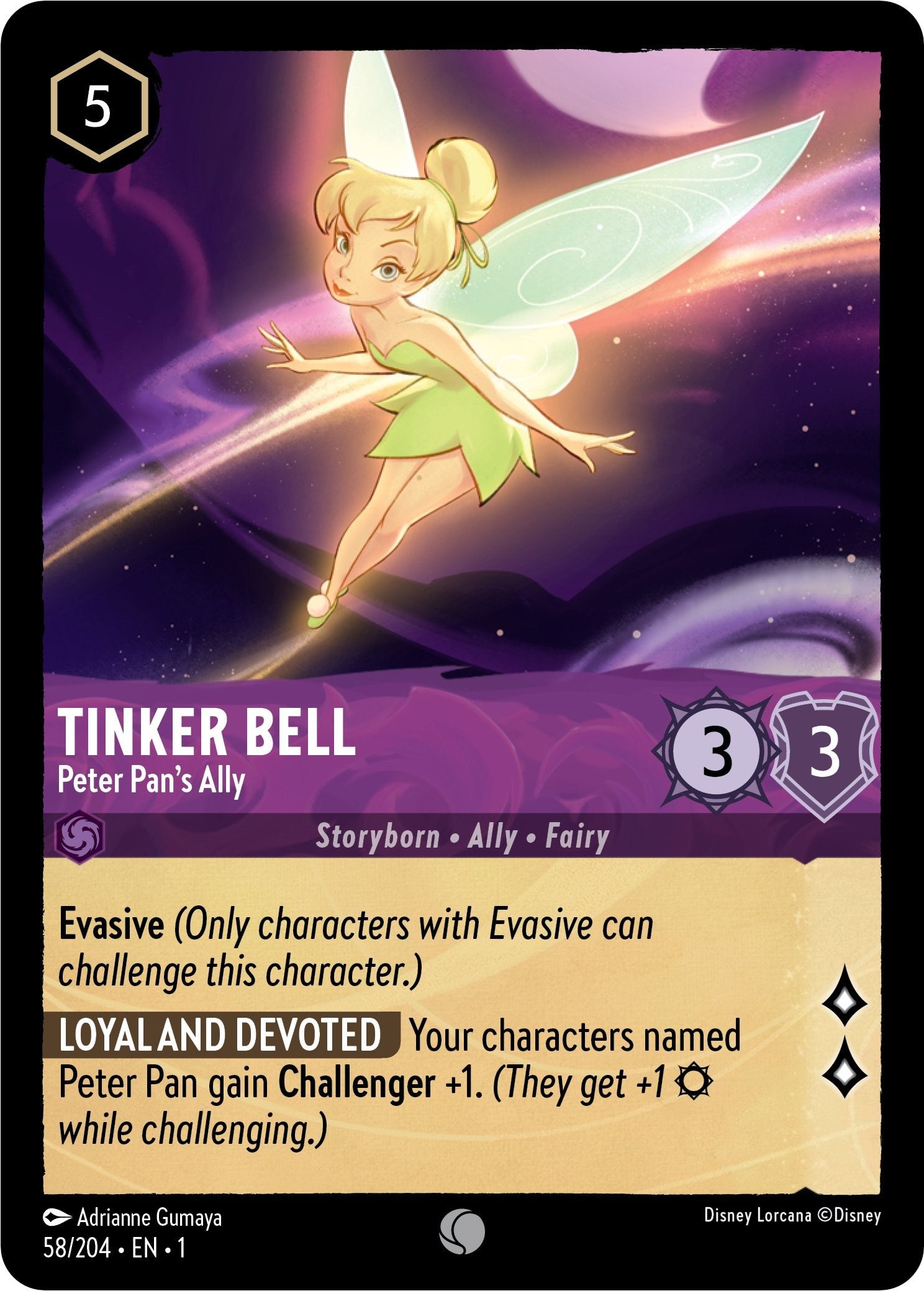 Tinker Bell - Peter Pan's Ally (58/204) [The First Chapter] | L.A. Mood Comics and Games