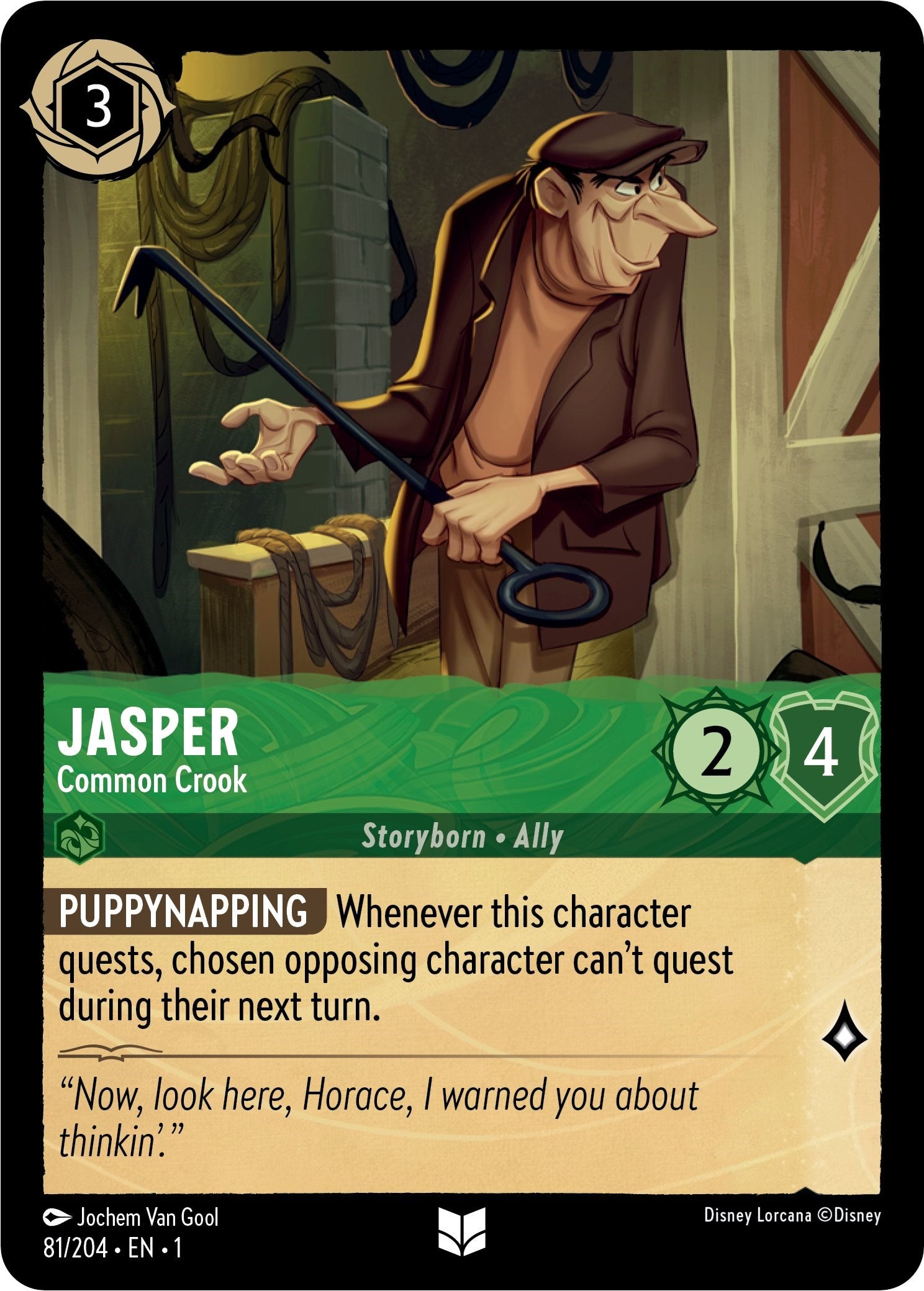 Jasper - Common Crook (81/204) [The First Chapter] | L.A. Mood Comics and Games