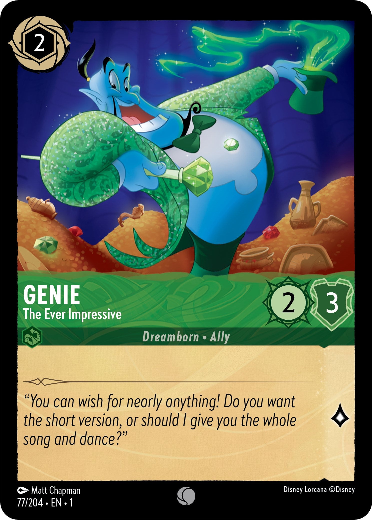 Genie - The Ever Impressive (77/204) [The First Chapter] | L.A. Mood Comics and Games