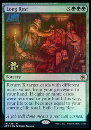 Long Rest [Dungeons & Dragons: Adventures in the Forgotten Realms Prerelease Promos] | L.A. Mood Comics and Games