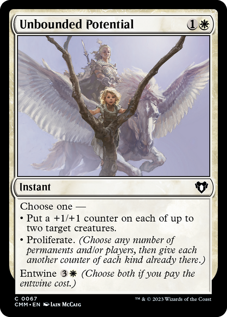 Unbounded Potential [Commander Masters] | L.A. Mood Comics and Games