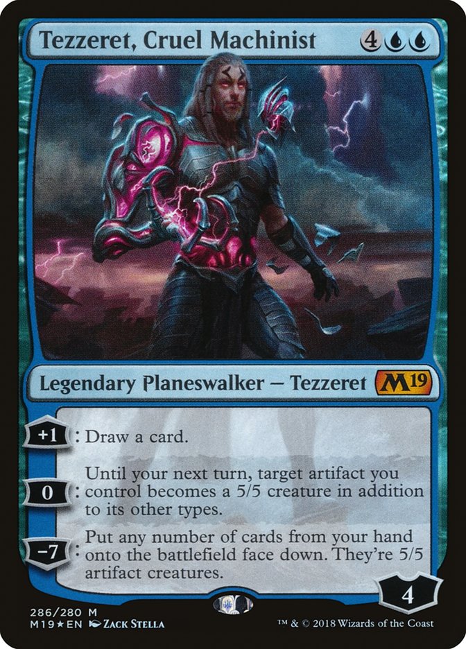 Tezzeret, Cruel Machinist [Core Set 2019] | L.A. Mood Comics and Games