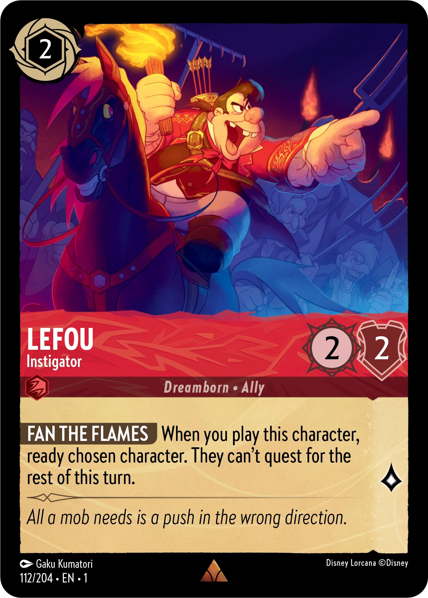Lefou - Instigator (112/204) [The First Chapter] | L.A. Mood Comics and Games