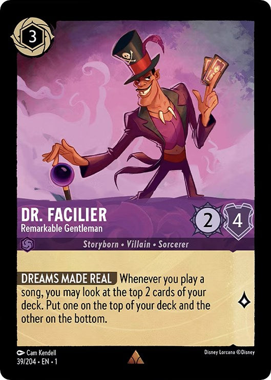 Dr. Facilier - Remarkable Gentleman (39/204) [The First Chapter] | L.A. Mood Comics and Games