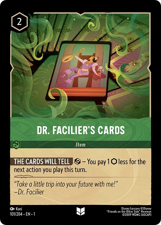 Dr. Facilier's Cards (101/204) [The First Chapter] | L.A. Mood Comics and Games