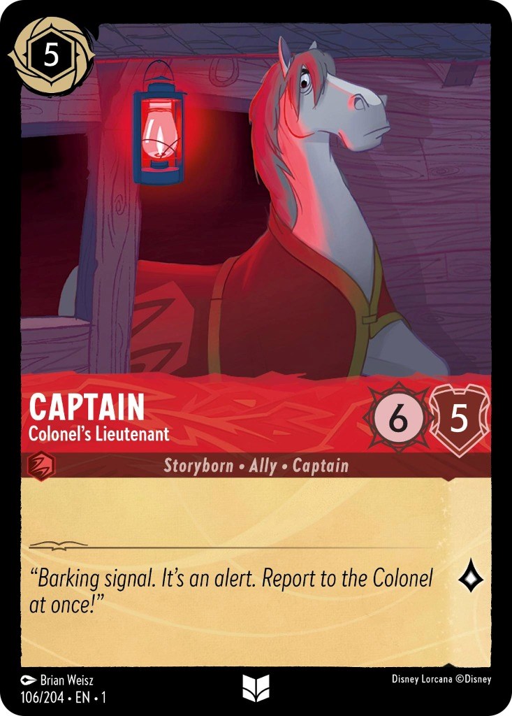 Captain - Colonel's Lieutenant (106/204) [The First Chapter] | L.A. Mood Comics and Games