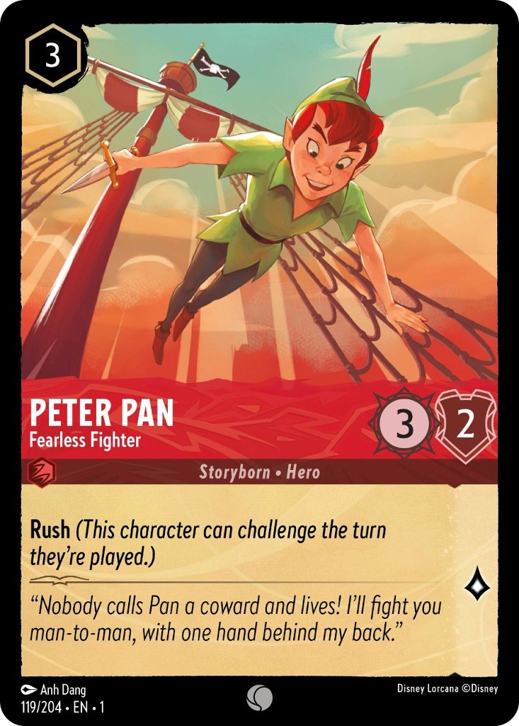 Peter Pan - Fearless Fighter (119/204) [The First Chapter] | L.A. Mood Comics and Games