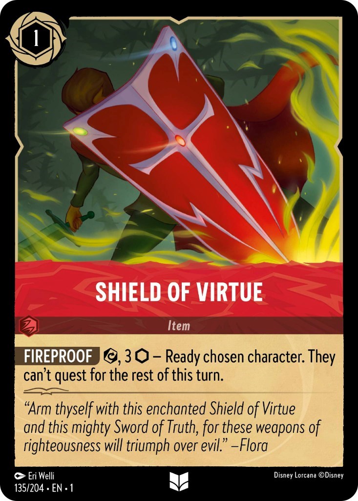 Shield of Virtue (135/204) [The First Chapter] | L.A. Mood Comics and Games