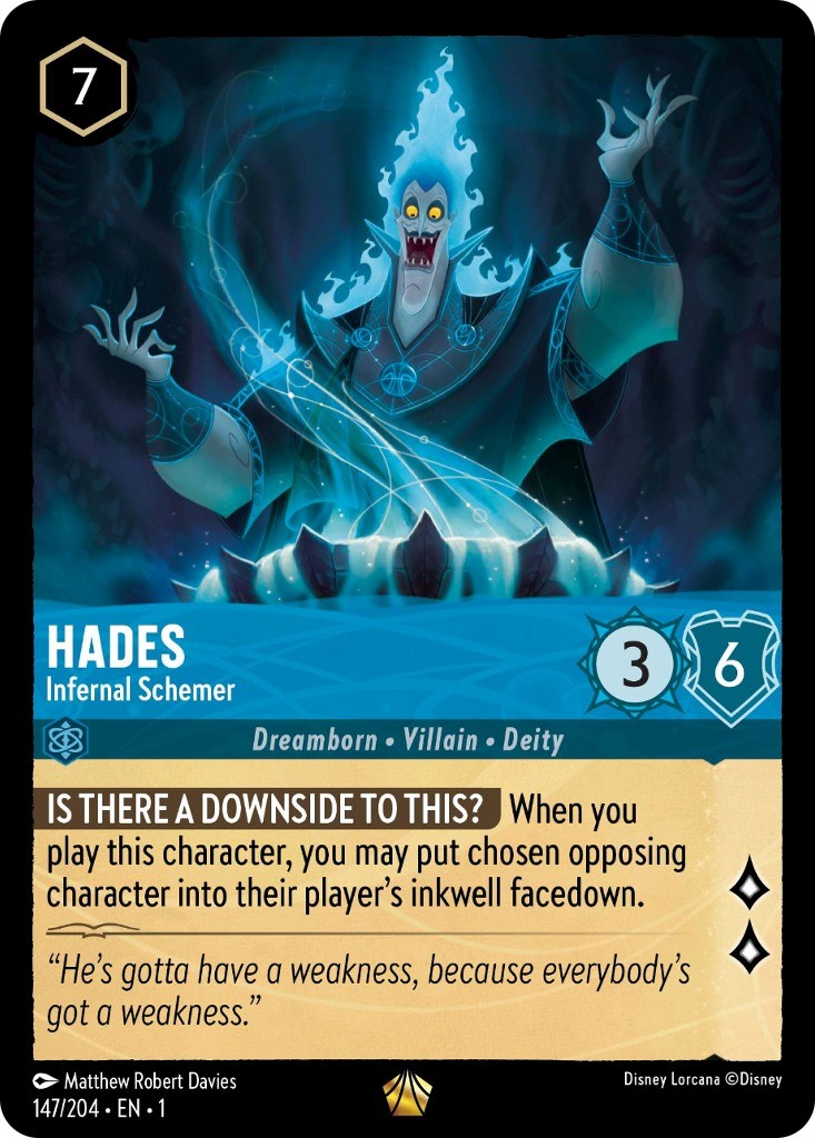 Hades - Infernal Schemer (147/204) [The First Chapter] | L.A. Mood Comics and Games