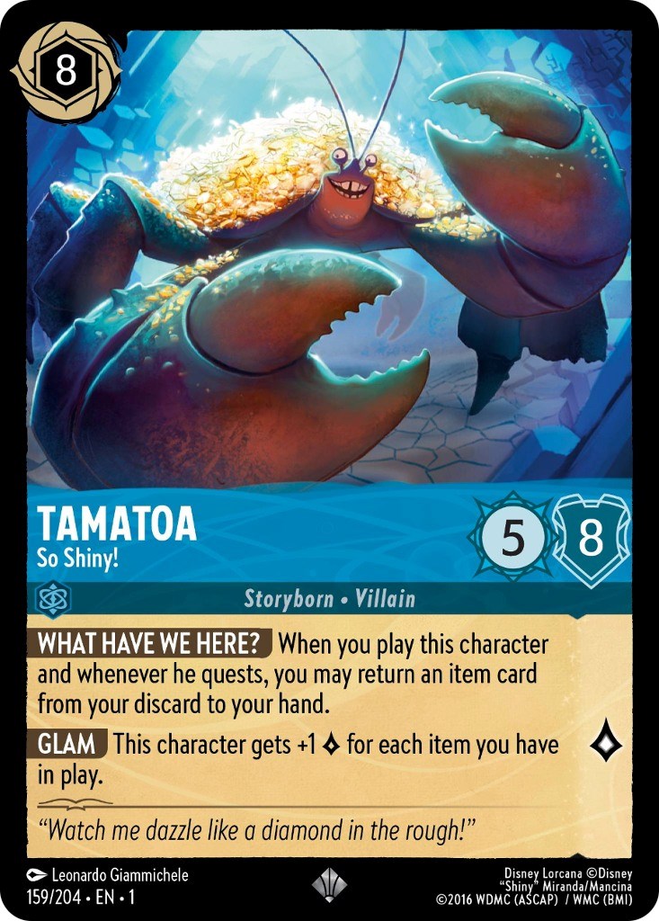 Tamatoa - So Shiny! (159/204) [The First Chapter] | L.A. Mood Comics and Games
