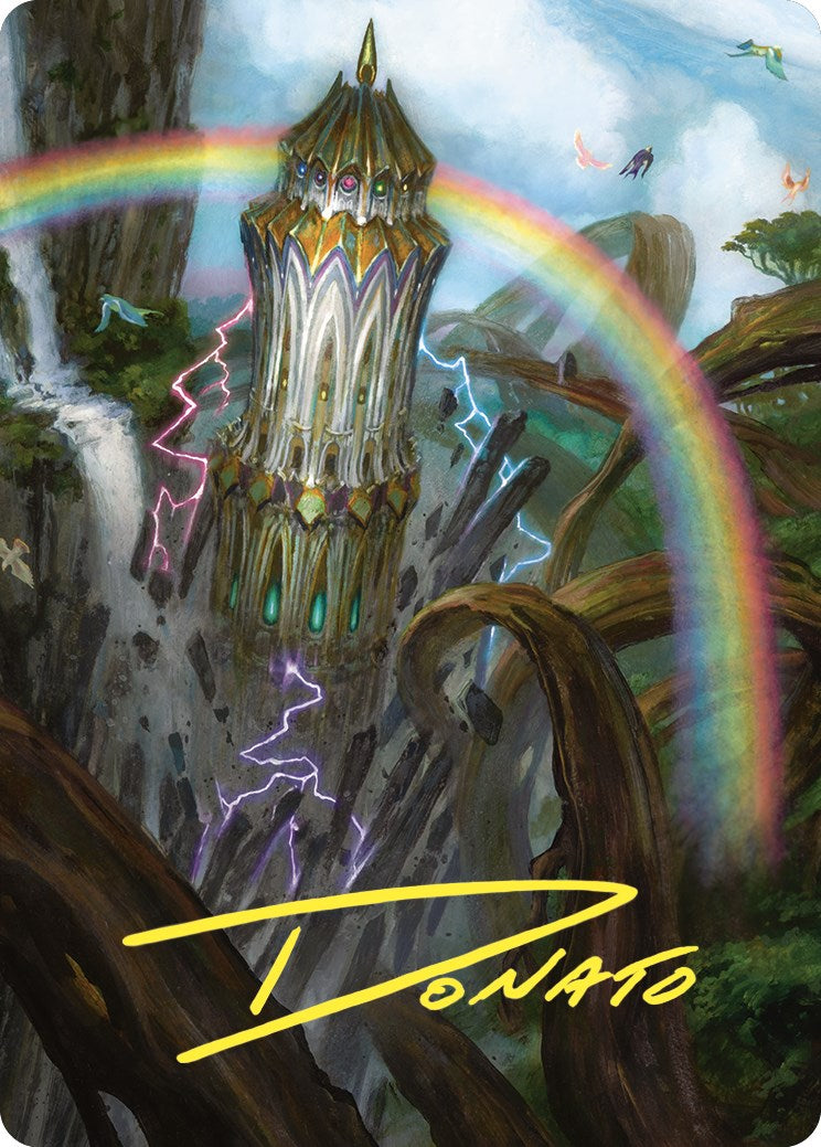 Command Tower Art Card (Gold-Stamped Signature) [Commander Masters Art Series] | L.A. Mood Comics and Games
