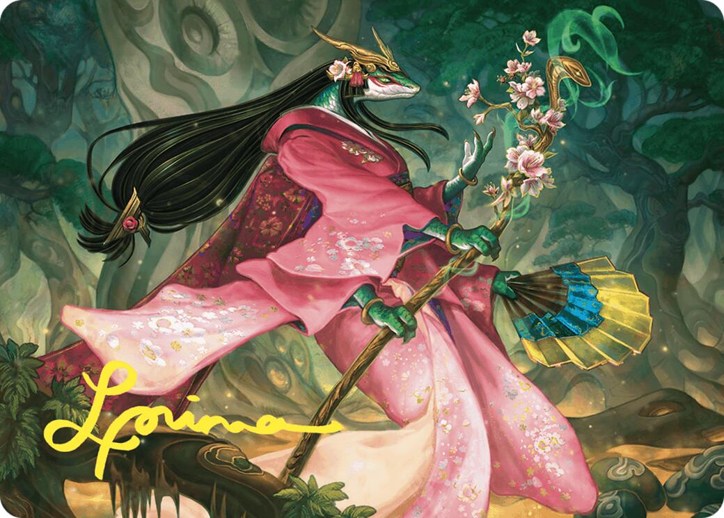 Sakiko, Mother of Summer Art Card (Gold-Stamped Signature) [Commander Masters Art Series] | L.A. Mood Comics and Games