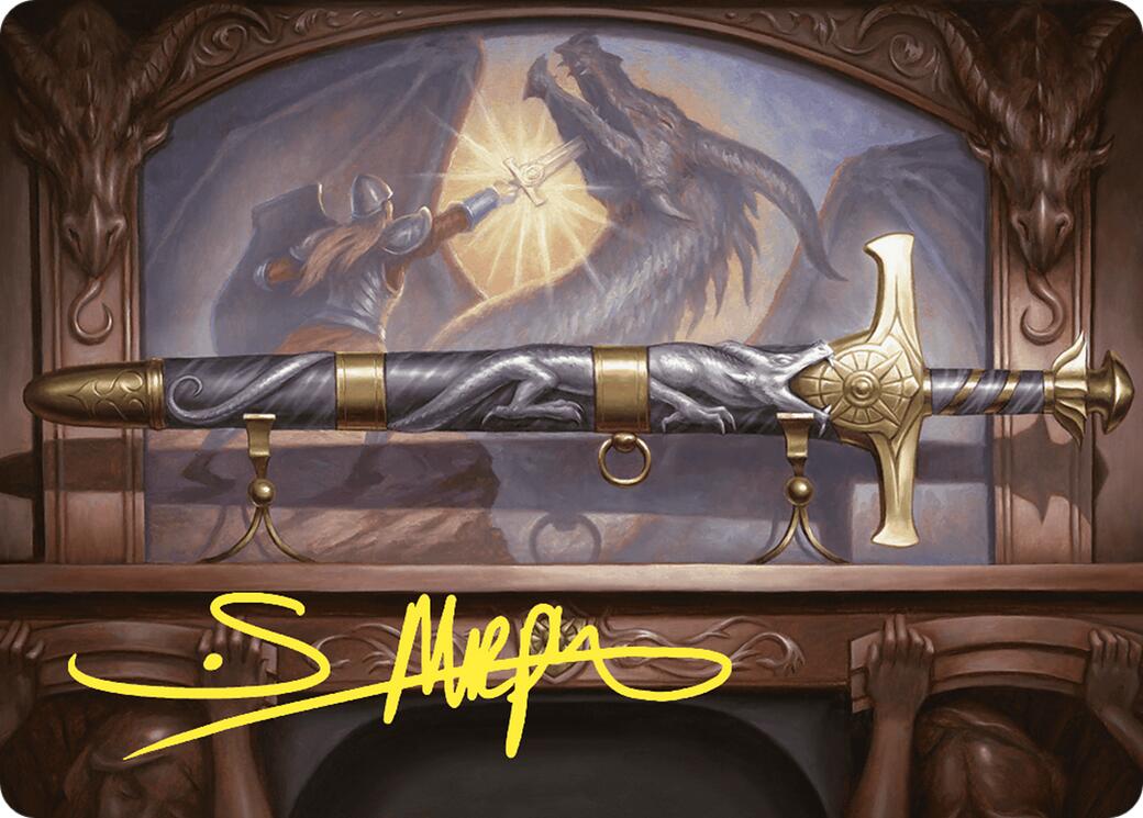 Ancestral Blade Art Card (Gold-Stamped Signature) [Commander Masters Art Series] | L.A. Mood Comics and Games