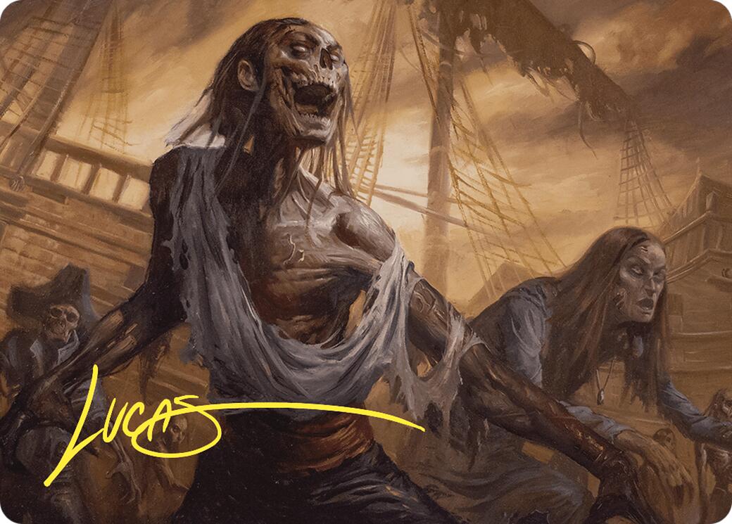 Rise from the Tides Art Card (Gold-Stamped Signature) [Commander Masters Art Series] | L.A. Mood Comics and Games