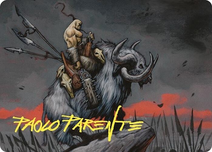 Godo, Bandit Warlord Art Card (Gold-Stamped Signature) [Commander Masters Art Series] | L.A. Mood Comics and Games