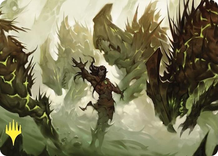 Ezuri's Predation Art Card (Gold-Stamped) [Commander Masters Art Series] | L.A. Mood Comics and Games
