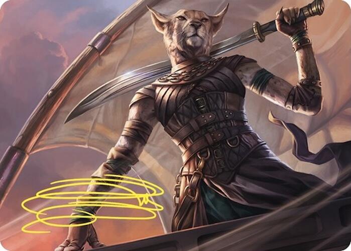 Mirri, Weatherlight Duelist Art Card (Gold-Stamped Signature) [Commander Masters Art Series] | L.A. Mood Comics and Games