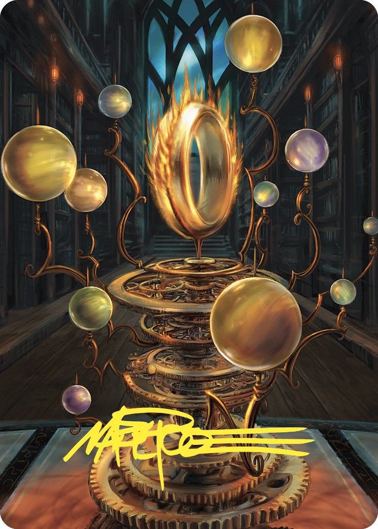 Sol Ring Art Card (Gold-Stamped Signature) [Commander Masters Art Series] | L.A. Mood Comics and Games