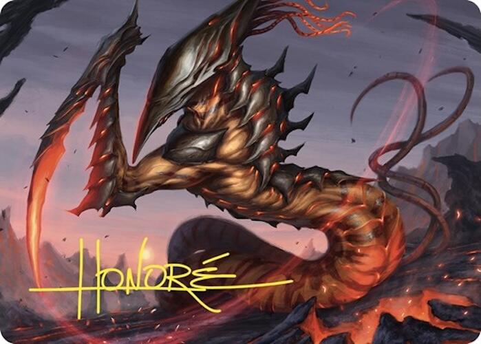 Blade Sliver Art Card (Gold-Stamped Signature) [Commander Masters Art Series] | L.A. Mood Comics and Games