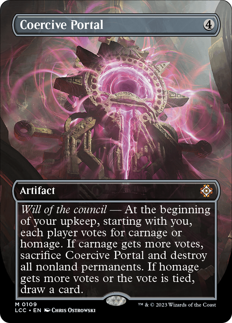 Coercive Portal (Borderless) [The Lost Caverns of Ixalan Commander] | L.A. Mood Comics and Games