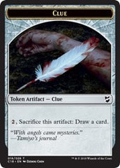 Clue // Construct (021) Double-Sided Token [Commander 2018 Tokens] | L.A. Mood Comics and Games